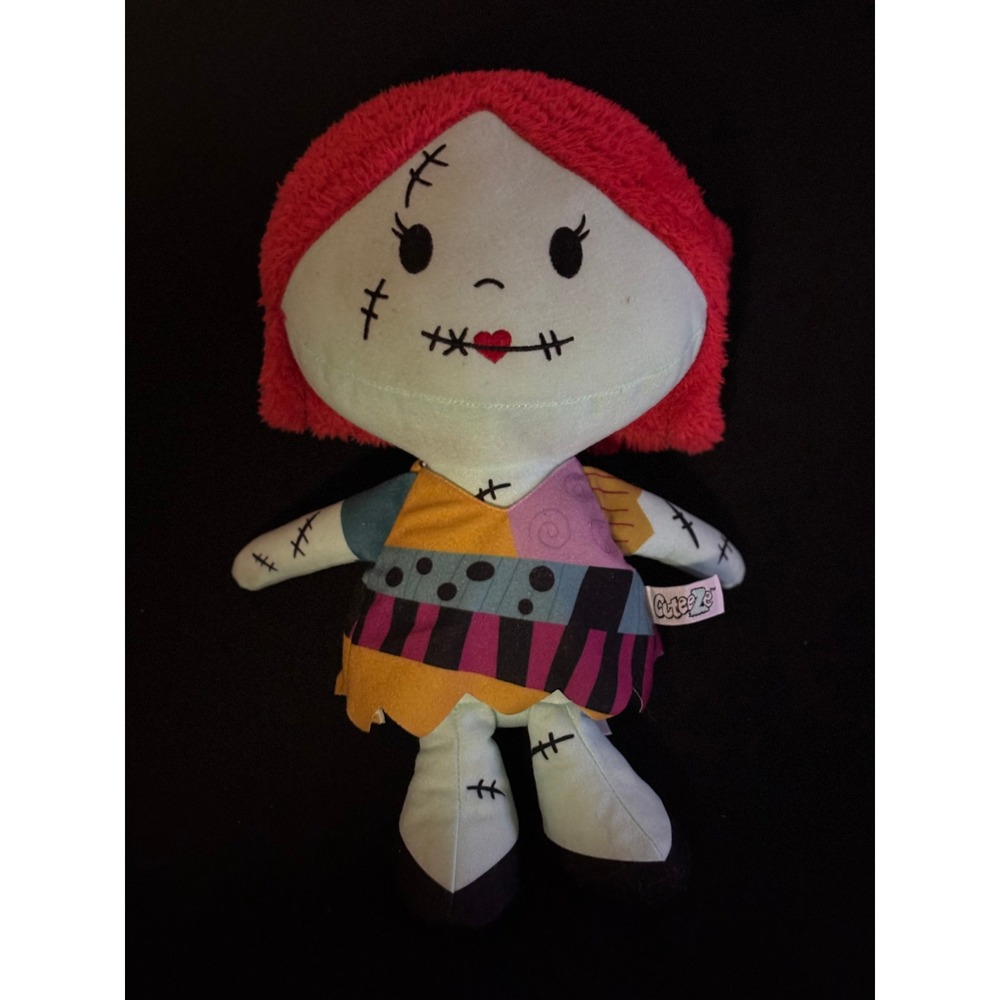 Disney Baby Cuteeze Sally Nightmare Before Christmas Plush Rag Doll Red Hair